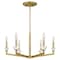 Quoizel Lottie 6-Light Aged Brass Chandelier LOT5026AB - alternate 6